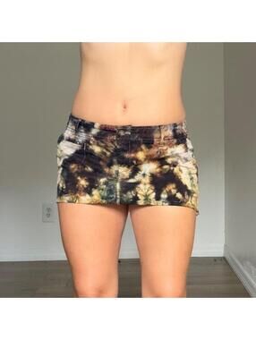 Y2K DYED MICRO SKIRT